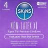 Skins preservativos sin latex xl pack 4 - 1