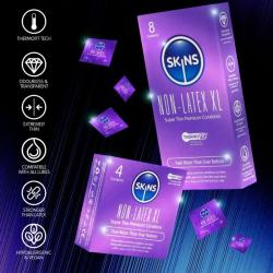 Skins preservativos sin latex xl pack 4 - 3