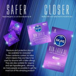 Skins preservativos sin latex xl pack 4 - 4