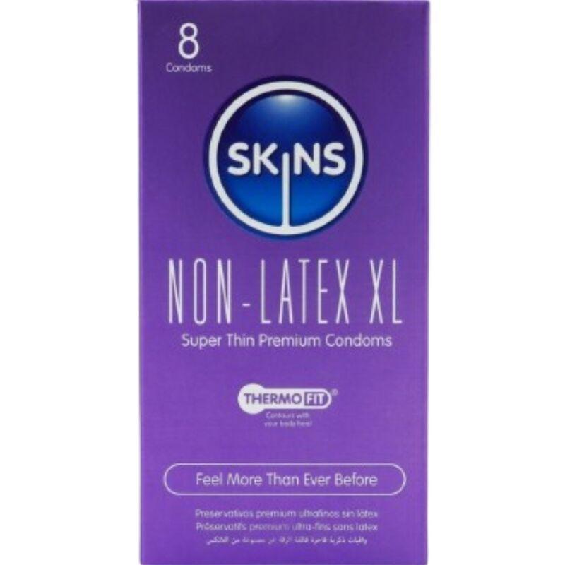 skins preservativos sin latex xl pack 8 - 1