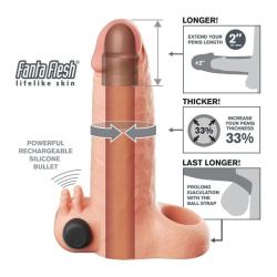 fantasy x tensions funda extensora vibratoria 5 cm beige - 4