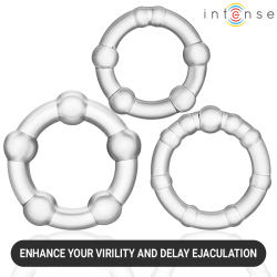 intense bourne anillos pene set 3 - 6