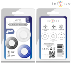 intense wick anillos pene set 3 multicolor - 5