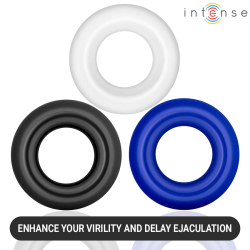 intense wick anillos pene set 3 multicolor - 6