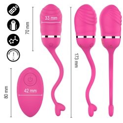 Intense sookie huevo vibrador control remoto rosa - 4