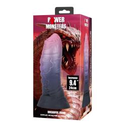 power monsters dreadful fiend dildo bicolor 24 cm - 3