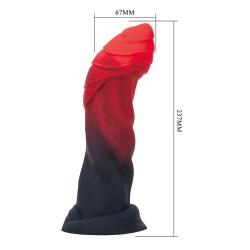 power monsters infernal goliath dildo bicolor 25 cm - 5