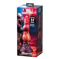 power monsters savage beastlord dildo tricolor 24 cm - 2