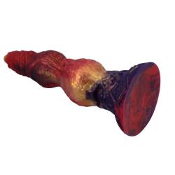 power monsters savage beastlord dildo tricolor 24 cm - 4