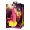 power monsters ripplied monster dildo ventosa 22 cm rosa amarillo - 2