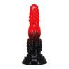 power monsters fire dragon dildo ventosa 24 cm rojo negro - 3