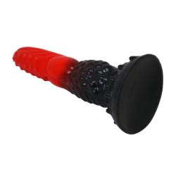 power monsters fire dragon dildo ventosa 24 cm rojo negro - 5