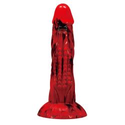 power monsters minotaur dildo ventosa 21 cm rojo negro - 1