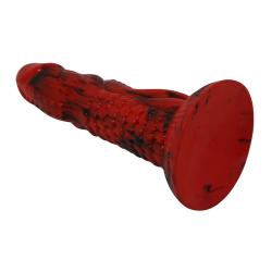 power monsters minotaur dildo ventosa 21 cm rojo negro - 3