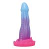 power monsters void python dildo ventosa 20 cm azul lila rosa - 4