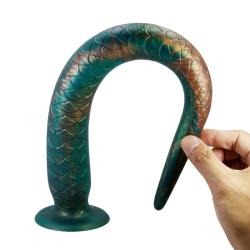 power monsters wildwyrm tail dildo bicolor 47 cm - 3