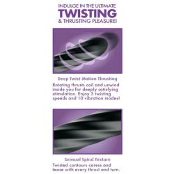 anal fantasy elite twist ecstasy estimulador anal giratorio - 4