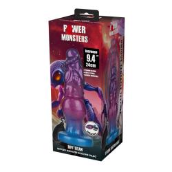 power monsters rift titan dildo hinchable bicolor 24 cm - 2