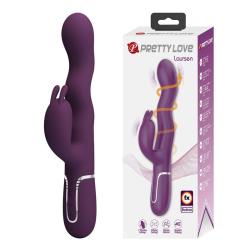 pretty love loursen vibrador rabbit oscilante morado - 1