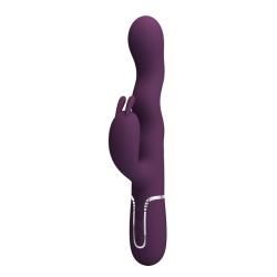 pretty love loursen vibrador rabbit oscilante morado - 2
