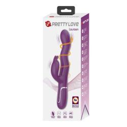pretty love loursen vibrador rabbit oscilante morado - 3