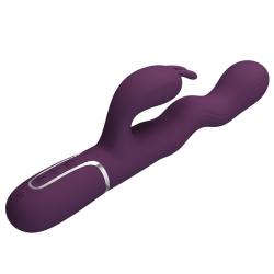 pretty love loursen vibrador rabbit oscilante morado - 6