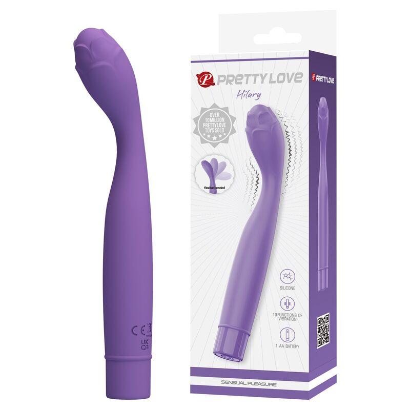 pretty love henry vibrador flexible punto g morado - 1