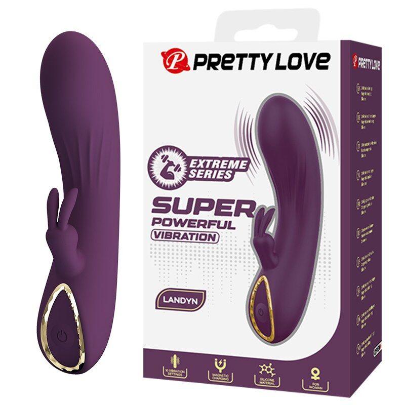 pretty love landyn vibrador rabbit morado - 1