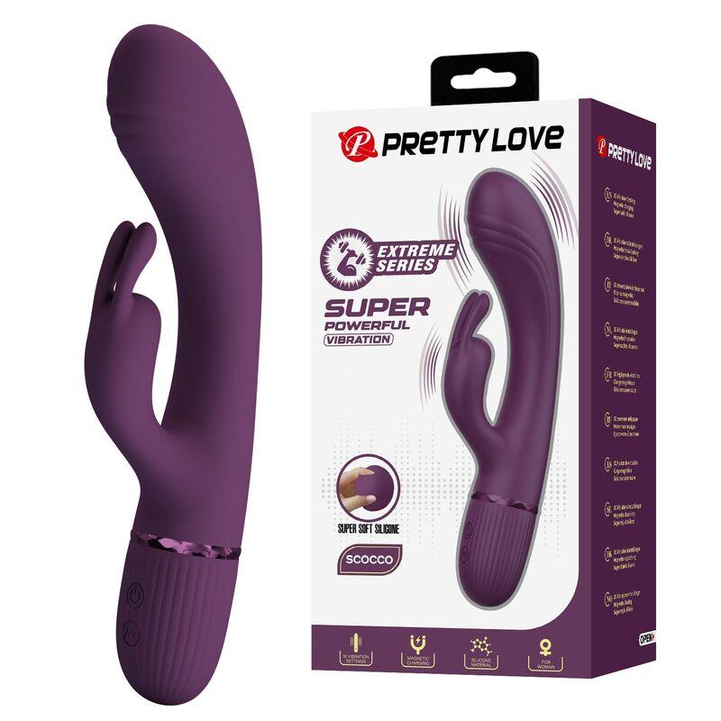 pretty love rocco vibrador rabbit morado - 1