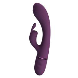 pretty love rocco vibrador rabbit morado - 4