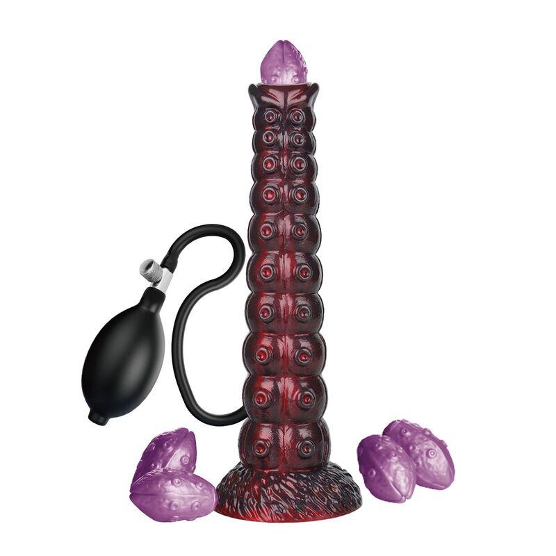 Power monsters - voidclaw brute dildo hinchable fantasía bicolor 29 cm ø 5,7 cm