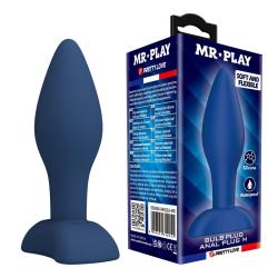 mr play plug anal conico azul m - 1