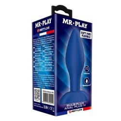 mr play plug anal conico azul m - 3