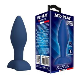 mr play plug anal conico azul s - 1