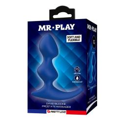 mr play plug anal ergonomico azul - 2