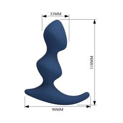 mr play plug anal ergonomico azul - 5