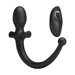 mr play vibrador anal perineal control remoto negro - 4