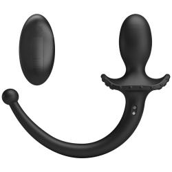 mr play vibrador anal perineal control remoto negro - 5