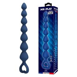 mr play bolas anales plug anal azul 26 cm - 1