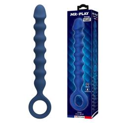 mr play bolas anales plug anal azul 28 cm - 1