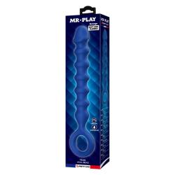 mr play bolas anales plug anal azul 28 cm - 3