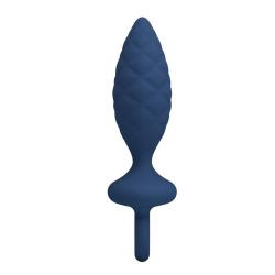 mr play plug anal texturizado anilla azul l - 5