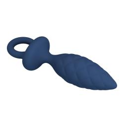 mr play plug anal texturizado anilla azul l - 6