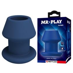 mr play jack plug anal hueco azul s - 1