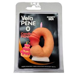 diablo picante velas pene numeros 0 al 9 carne - 1