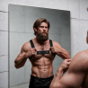Fetish submissive attitude - arnés deportivo ajustable neopreno pecho hombre