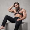 Fetish submissive attitude - arnés ecopiel pecho cruzado con remaches hombre