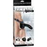 Caja del Extreme Hollow Strap-On negro con sus medidas