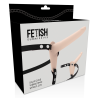 Fetish submissive arnés vibrador silicona flesh 15cm - 4