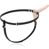 Fetish submissive arnés vibrador silicona flesh 15cm - 6